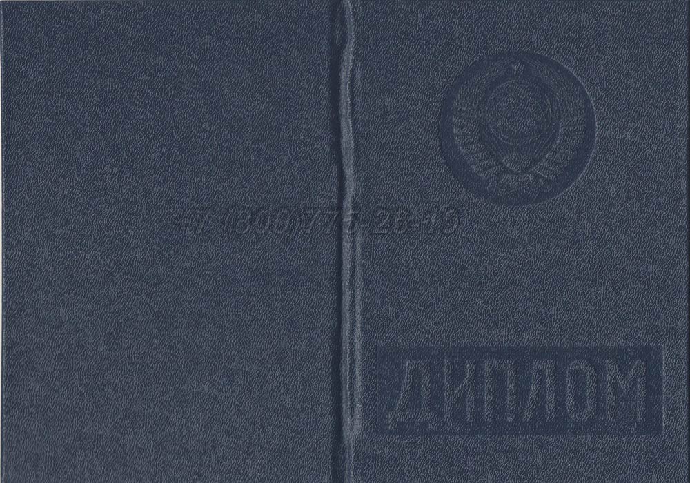 Диплом вуза Таджикской ССР Гознак 1975-1991 год выпуска г.Иркутск