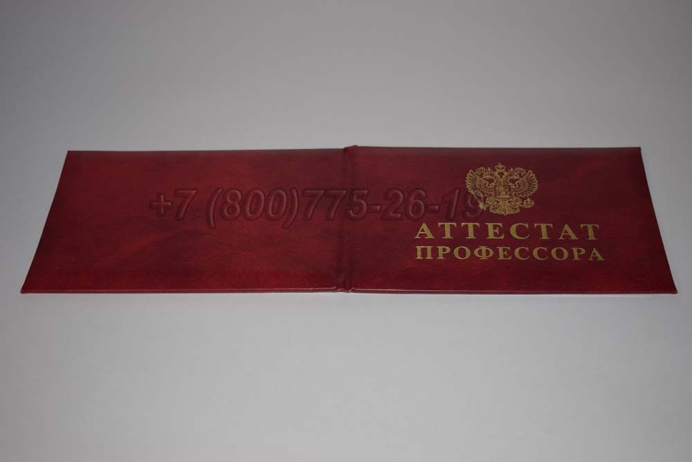Атестат профессора Гознак 2015-2025 год выпуска г.Иркутск